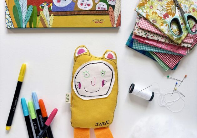 Transformez vos dessins en livre en tissu !