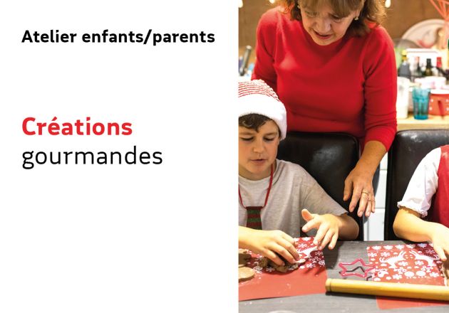 Créations gourmandes – Atelier enfants/parents
