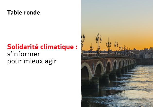 Solidarité climatique : s’informer pour mieux agir